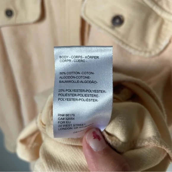 Free People Ruby Jacket in Beige Size XL - Picture 10 of 10